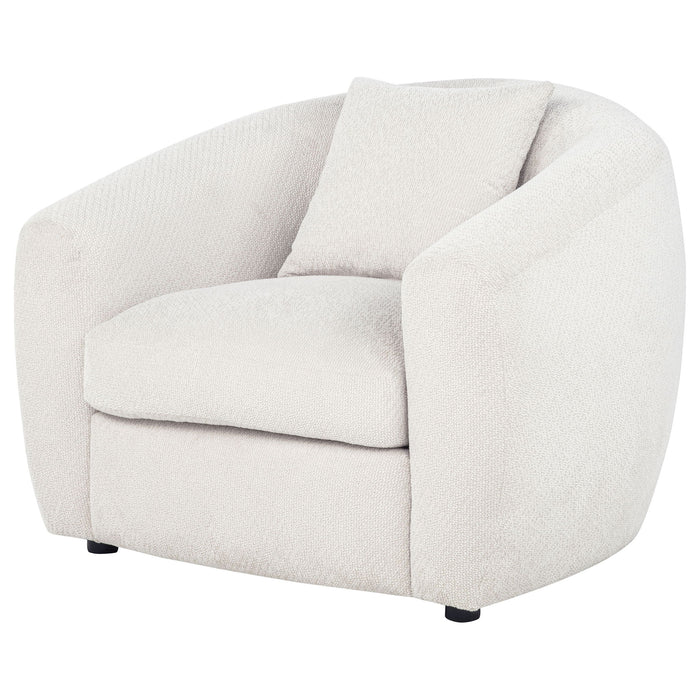 Isabella Fabric Upholstered Accent Chair Sand