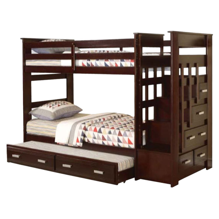 Allentown - Bunk Bed w/Storage Ladder & Trundle