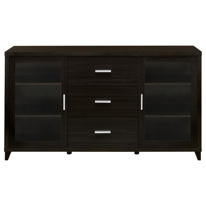 Barnaby - 4 Piece Rectangular Entertainment Center - Cappuccino