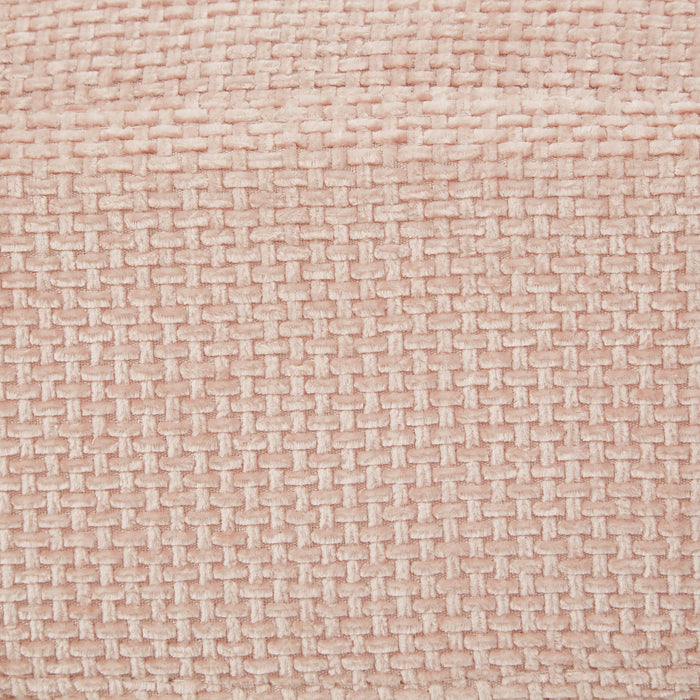 Chaise Bed Lounge Sofa Chair With Adjustable Backrest And LED Light Strip - Pink