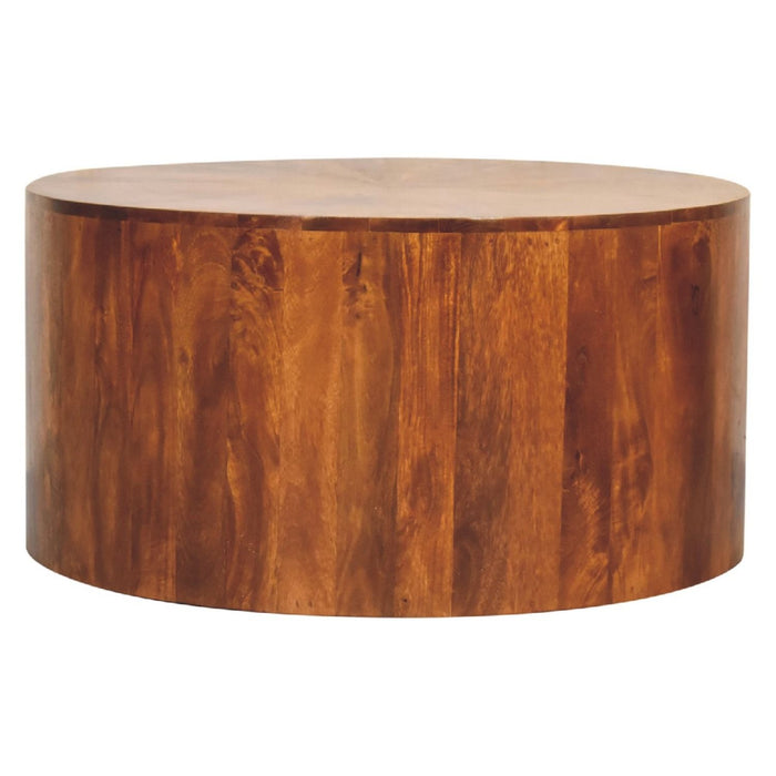 Round Coffee Table - Chestnut