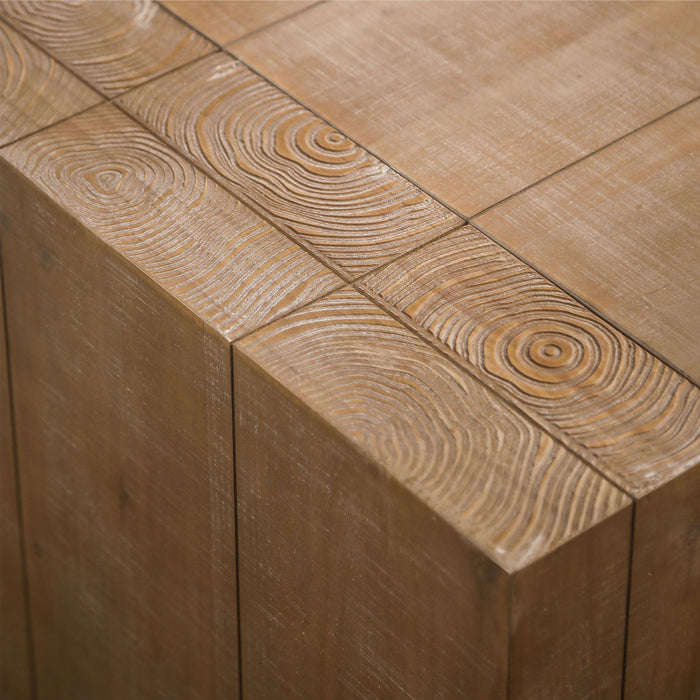 Rustic Wood Coffee Table Modern Farmhouse Rectangular Table For Living Room - Natural / Natural Multi / Natural Wood / Natural / Rustic