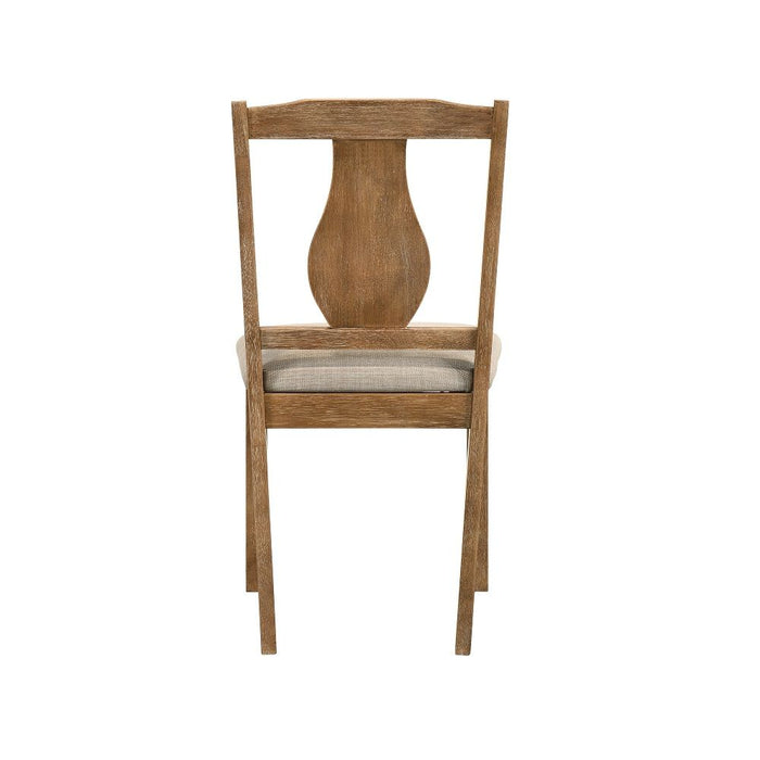 Kayee - 5 Piece Dining Set - Weathered Oak