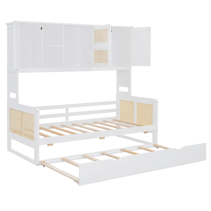 Daybed And All In One Cabinet And Shelf