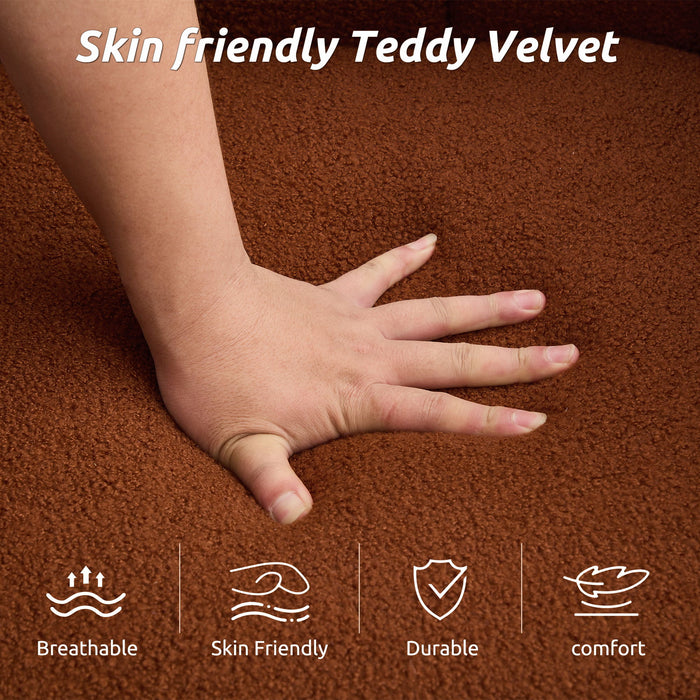 Swivel Accent Chair Wide Upholstered For Living Room