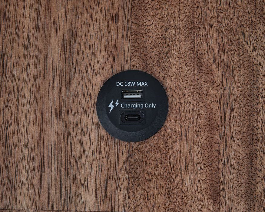 Wildenauer - Chair Side End Table - Brown / Black