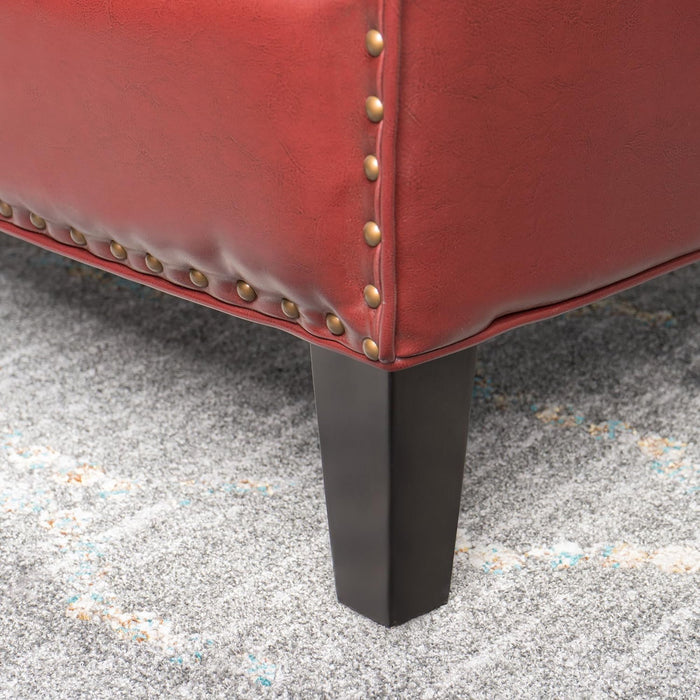Enigmatica - Upholstered Club Chair With Nailhead Trim