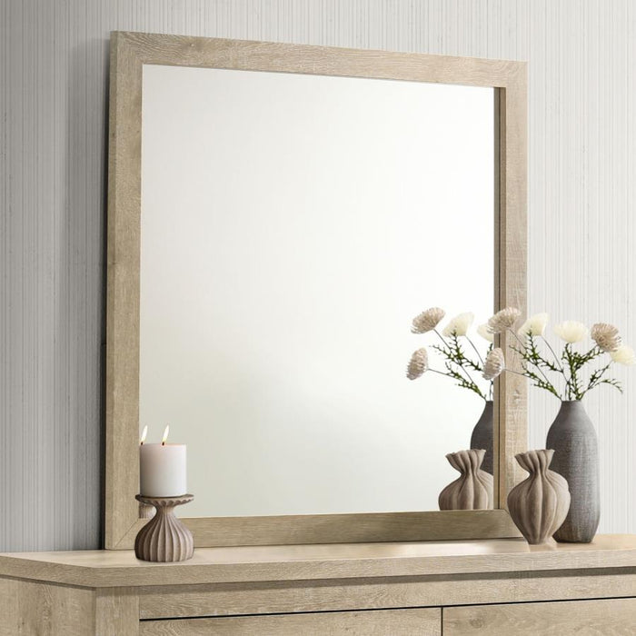 Oakglen - Dresser Mirror - Weathered Oak