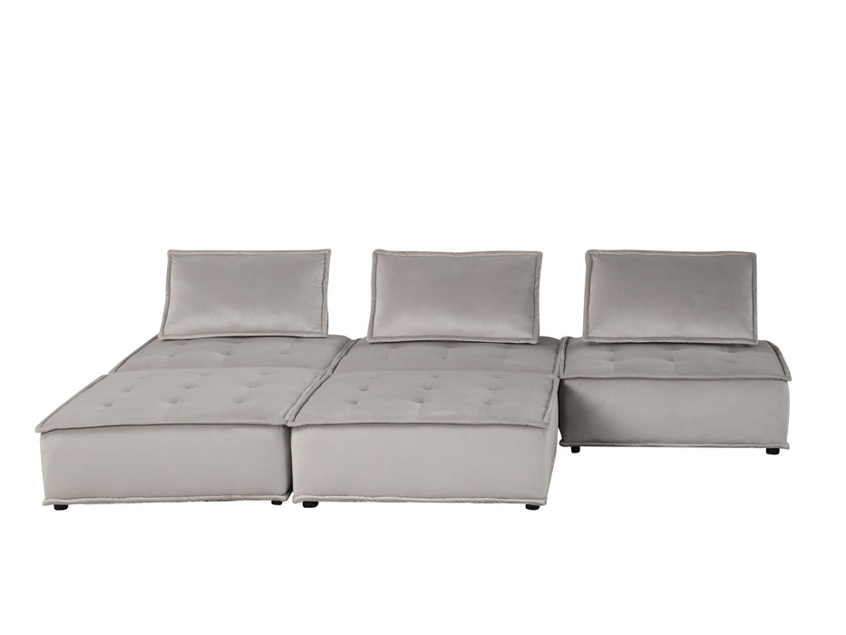 Anna - Stylish Sectional Sofa Ottoman