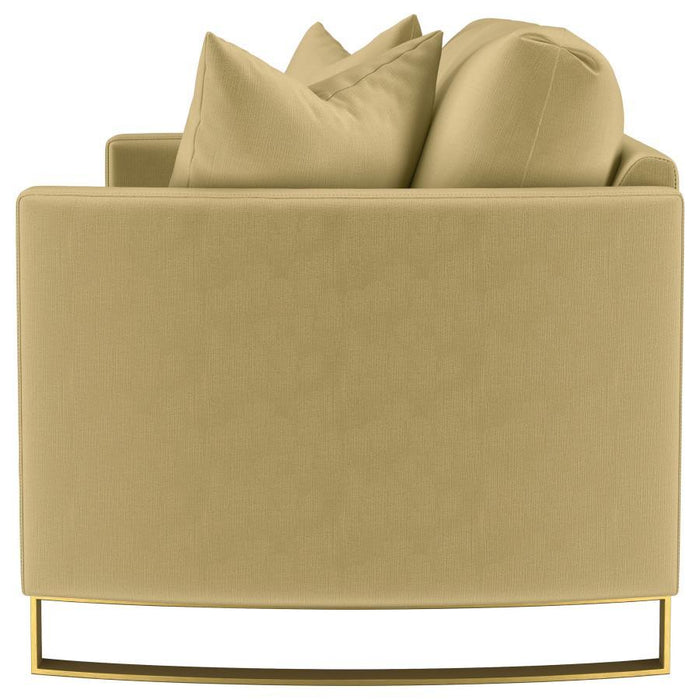 Corliss - Upholstered Arched Arm Loveseat
