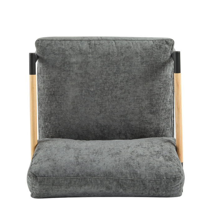 Modern Accent Chair With Plush Cushions, Cozy Seating
