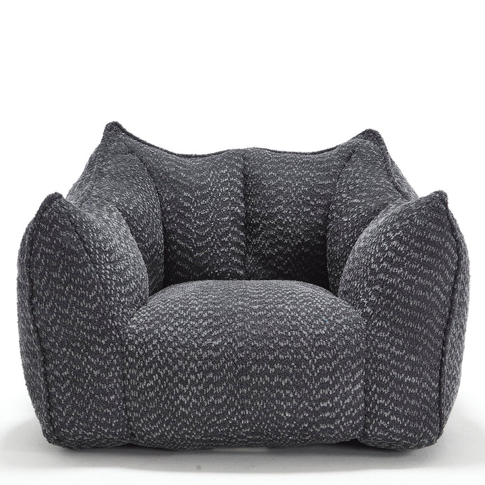 Comfortable Chenille Sofa Chairs With Highly Resilient Foam For Living Rooms And Bedrooms