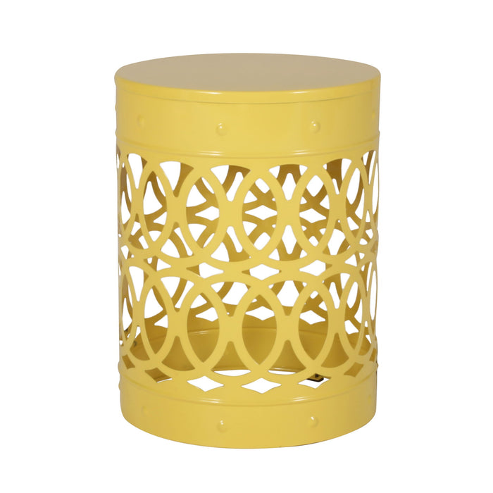 Outdoor Metal S/2 End Table