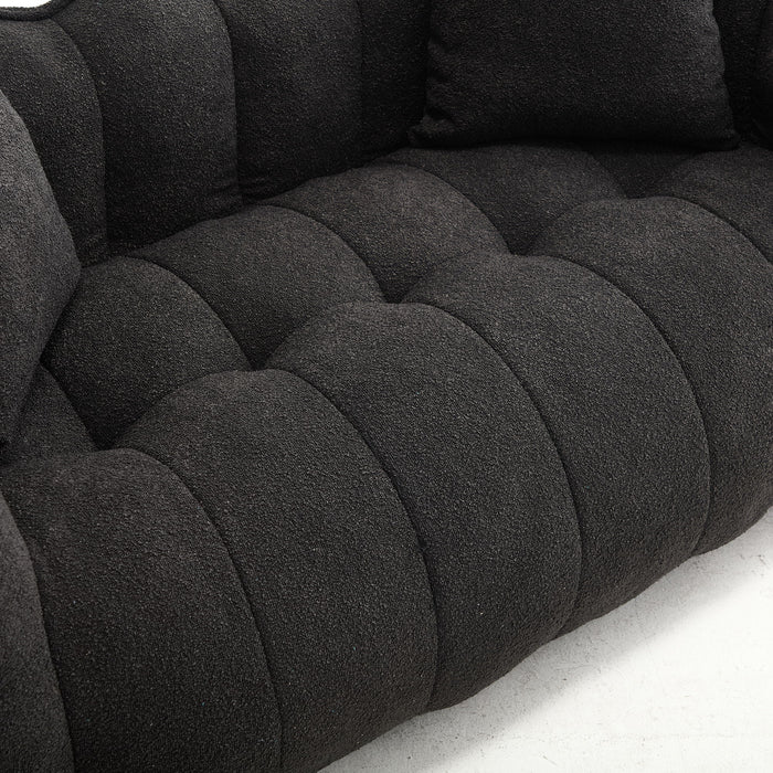 Cozy Beanbag Chair With High Resilience Foam Core For 2