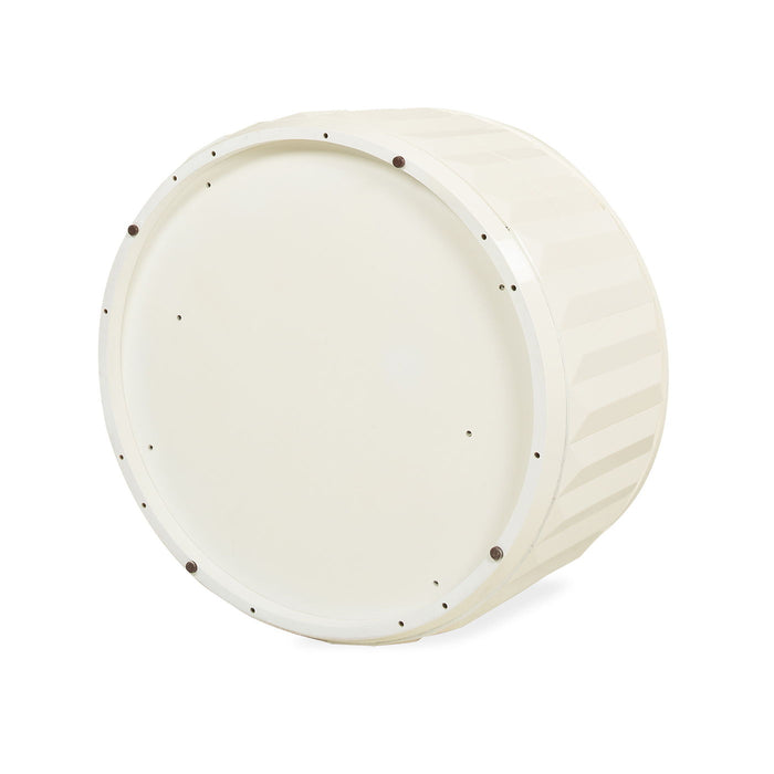 Facino - Round Storage Coffee Table - White Birch