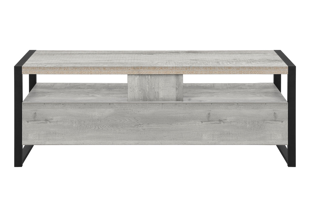 TV Stand, Console, Media Entertainment Center, Storage Drawers, Modern