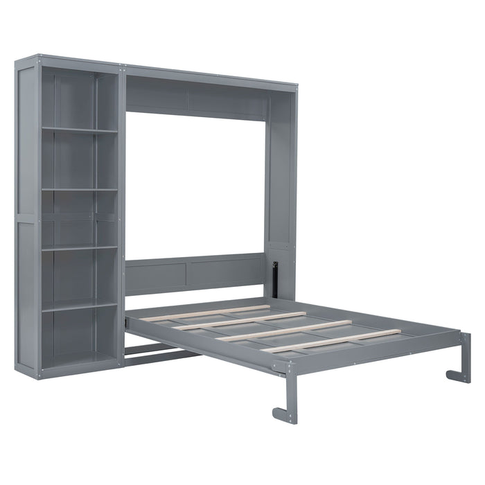 Multifunction Murphy Wall Bed With Shelves