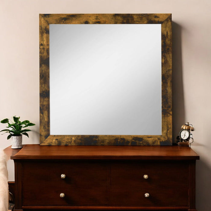 Juvanth - Mirror - Rustic Oak