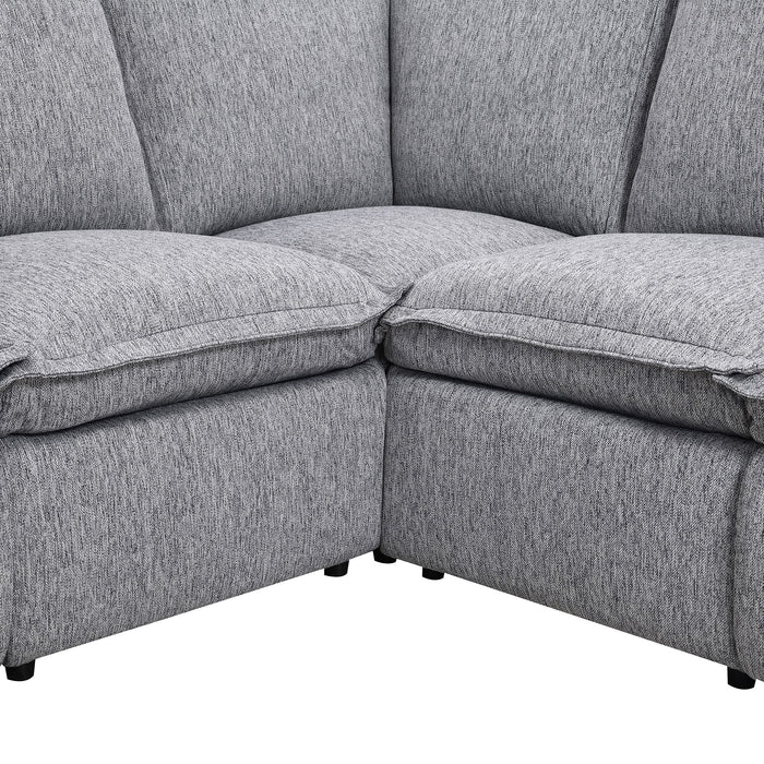 Power Recline Sectional - Gray