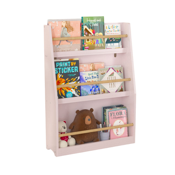 3 Tier Book Shelf, Compact Storage For Bedrooms