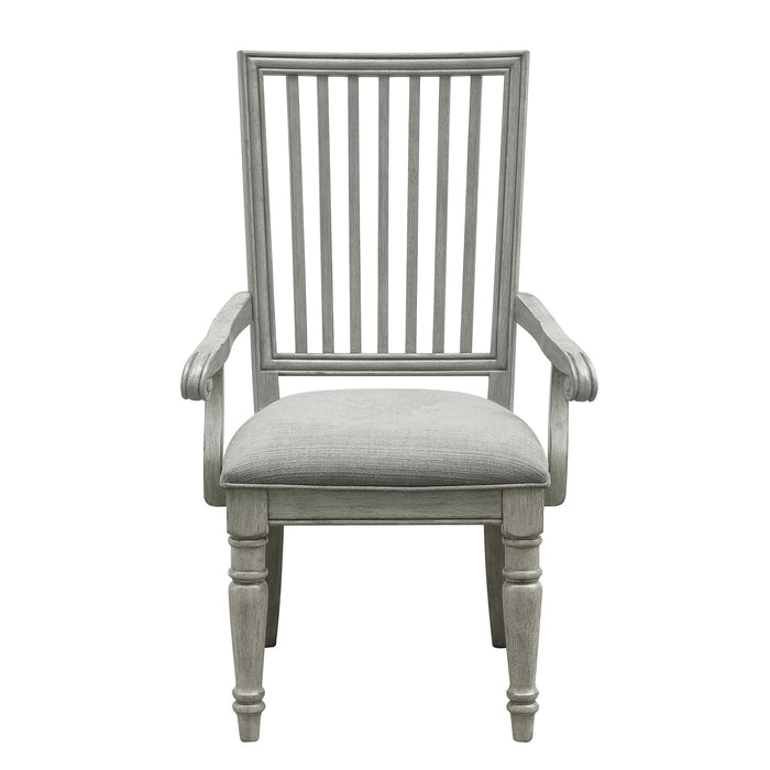 Madison Ridge - Arm Chair (Set of 2) - Buff Gray