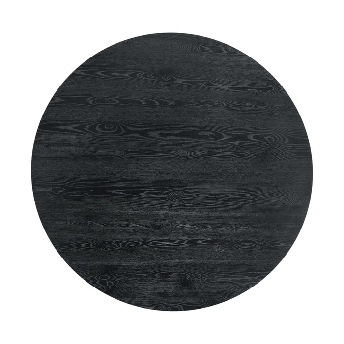 Froja - Manufactured Wood Round Dining Table - Black
