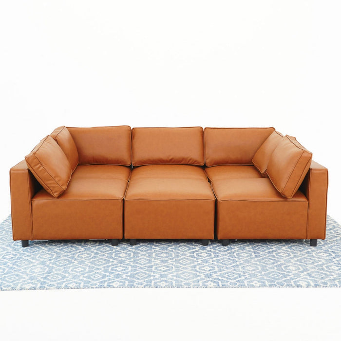 Reno - Modular Sofa - Cognac