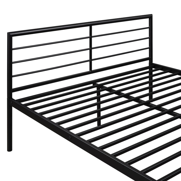 Bunk Bed With Desk, Ladder And Quality Slats For Bedroom