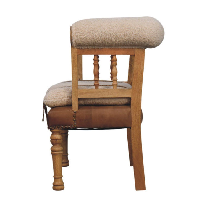 Strapped Hallway Bench