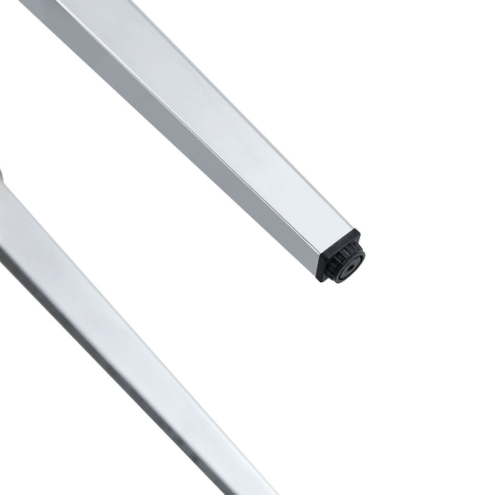 Elegant Upholstered Chairs & Metal Legs