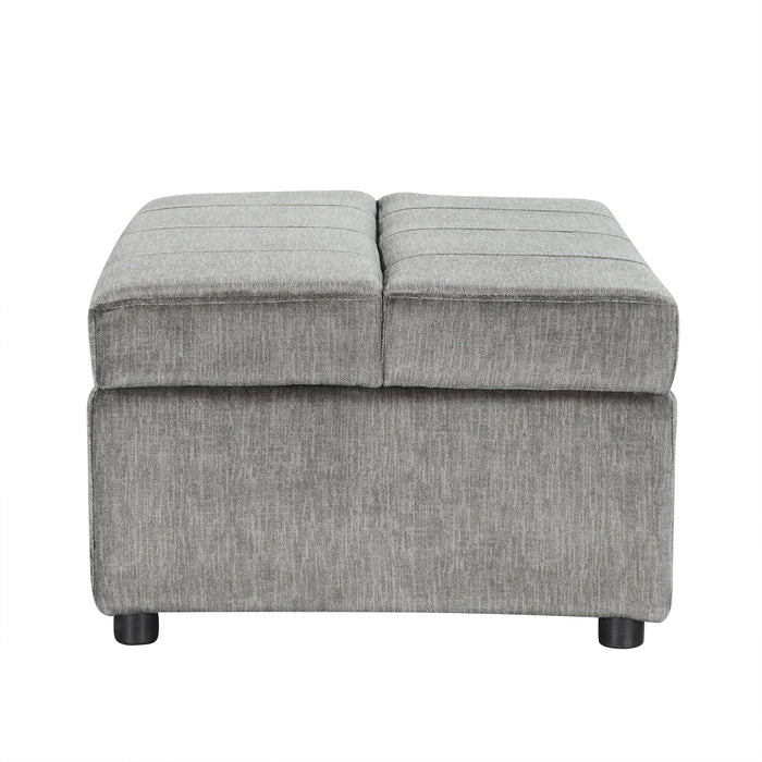 Twin Size Folding Ottoman Sleeper Bed With Mattress Convertible Guest Bed