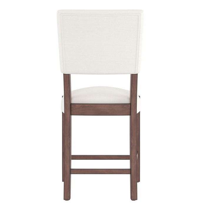 5 Piece Counter Height Dining Set, Bar Table With 4 Upholstered Chairs