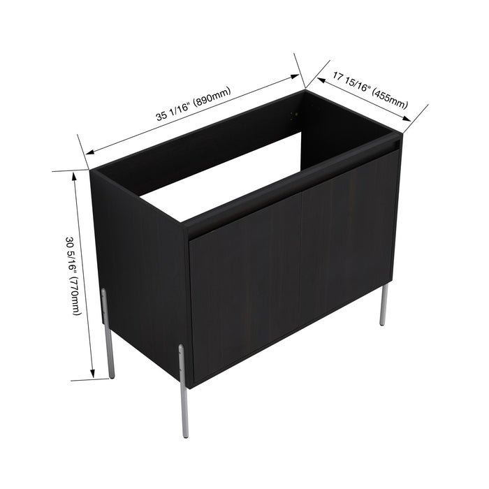 Freestanding Bathroom Vanity & Soft Close Cabinet Doors