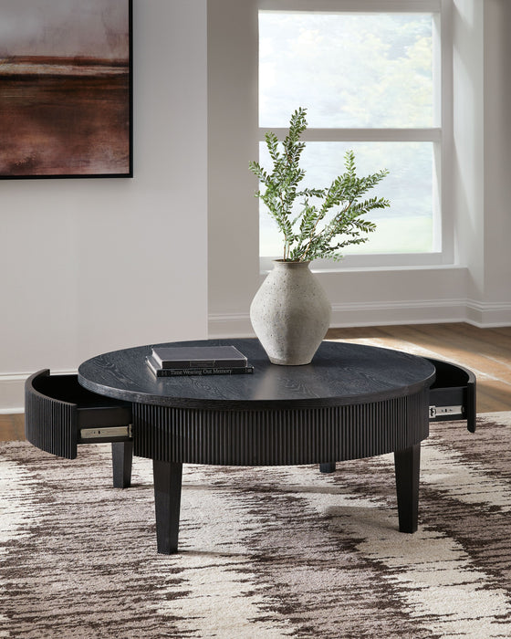 Marstream - Round Cocktail Table - Black