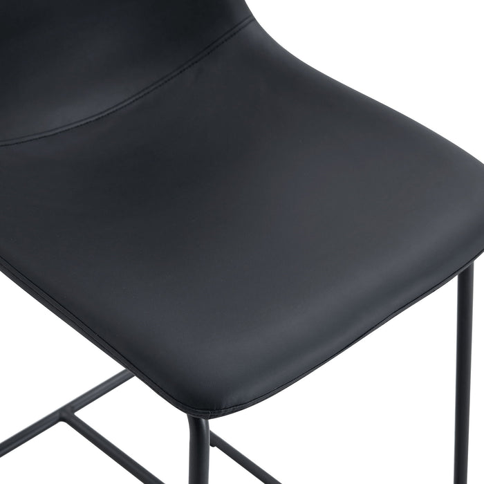 Retro Bar Chairs, Comfortable Stools (Set of 2)