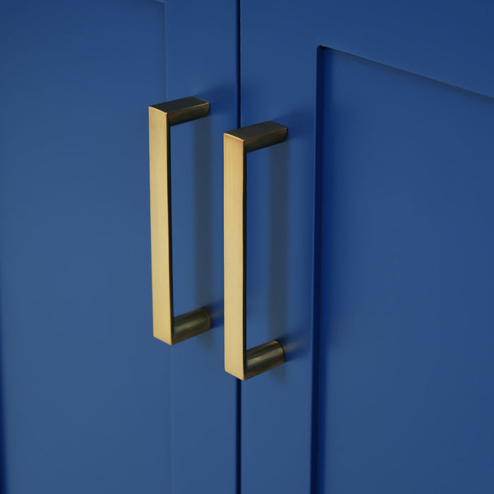 Modern Bathroom Vanity With Ceramic Sink, Soft Close Storage Cabinet