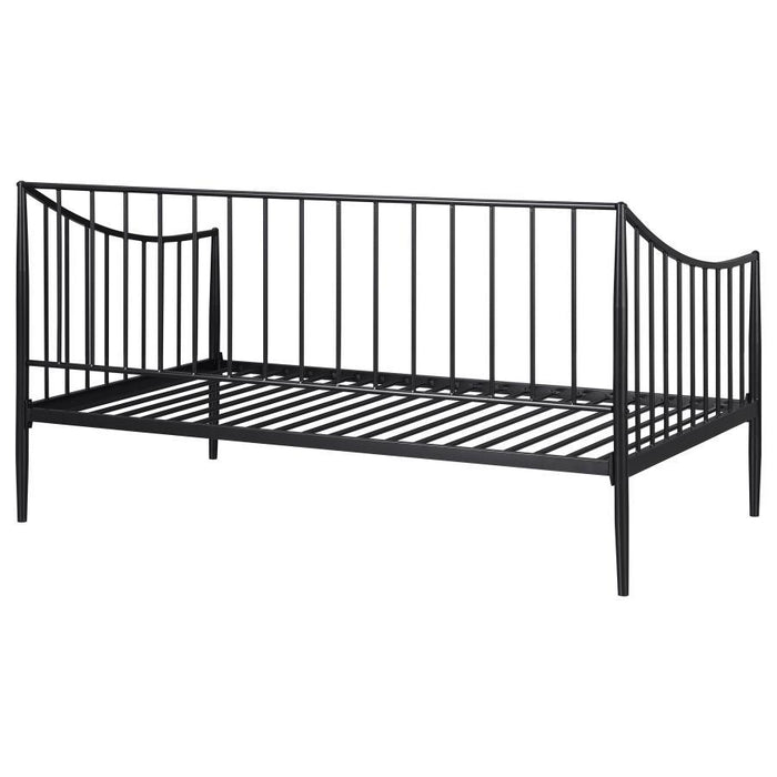Newbury - Metal Twin Daybed Bed Frame - Matte Black