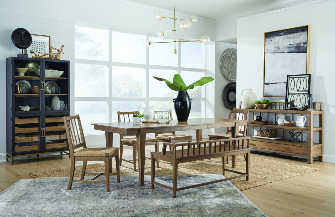 Lindon - Arm Bench With Low Back - Light Brown