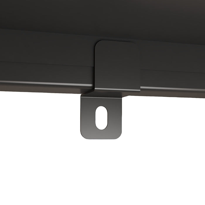 Modern Cube Storage Shelf With 4 Compartments & Metal Legs, Freestanding Organizer For Living Room, Bedroom, Home Office - Brushed Nickel