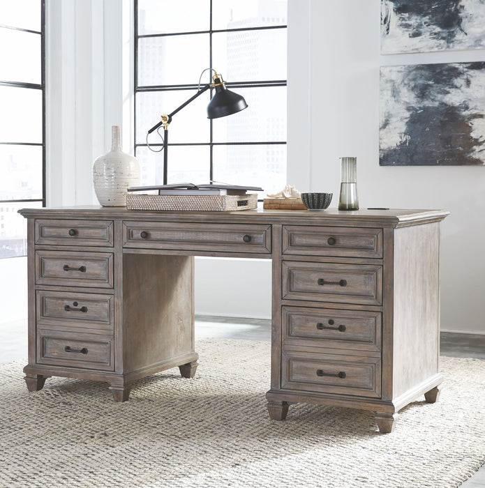 Lancaster - Executive Desk - Dove Tail Gray