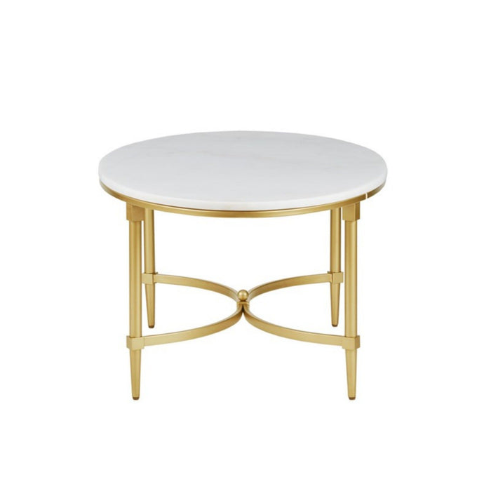 Bordeaux - Coffee Table - White / Gold