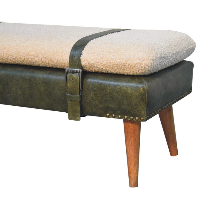 Buffalo - Hide Leather Bench