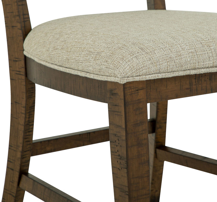 Bay Creek - Step Up Side Chair With Upholstered Seat & Back (Set of 2) - Dark Brown