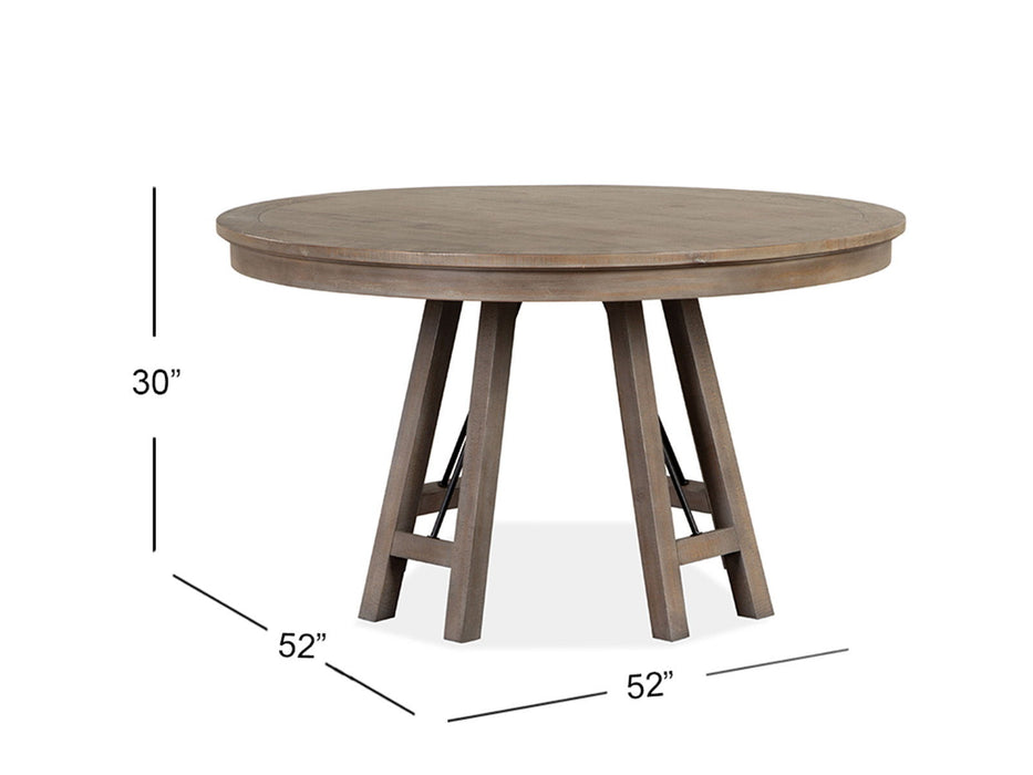Paxton Place - Round Dining Table - Dovetail Gray