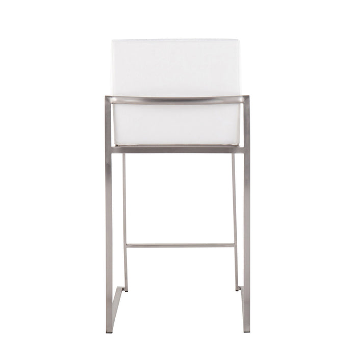 Fuji - Contemporary High Back Counter Stool, Functional Design