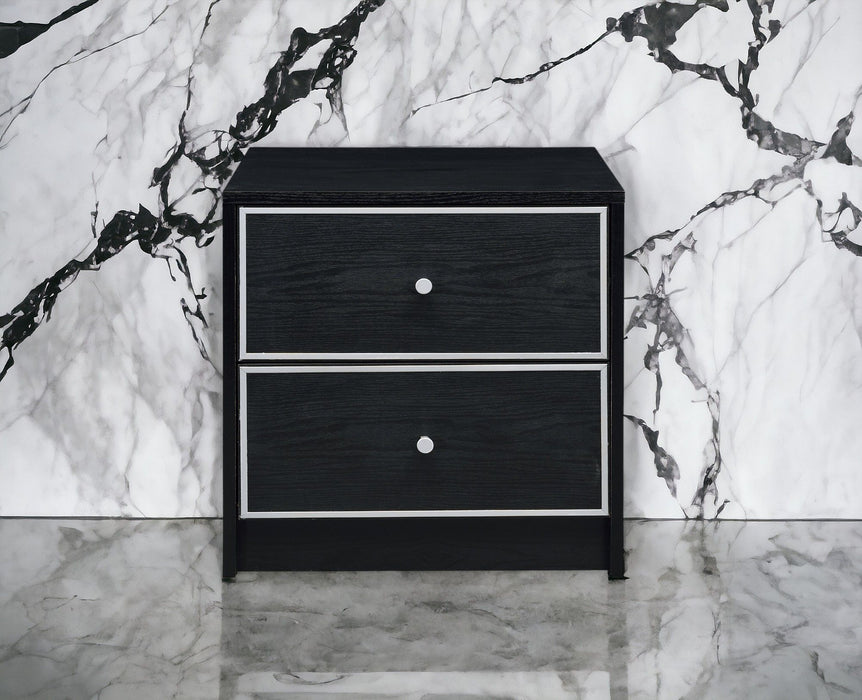Jabir - Accent Table - Black / Silver