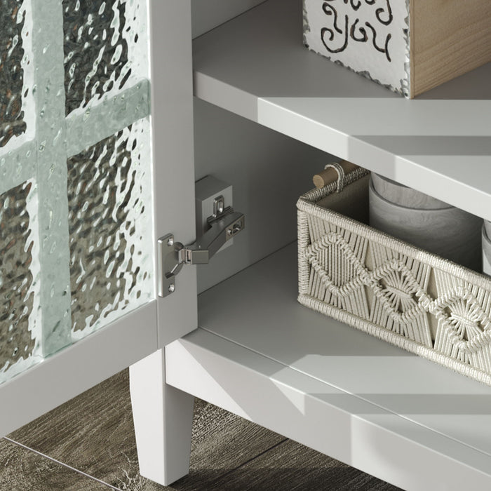 Bathroom Vanity With Ceramic Sink, Adjustable Shelf & Tip Out Tray