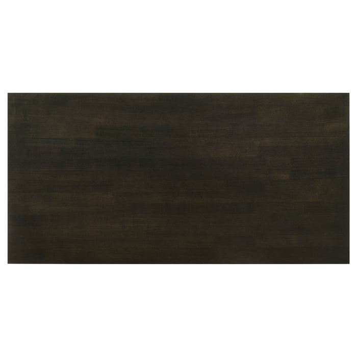 Rachelle 3-piece Rectangular Coffee Table Set Deep Merlot
