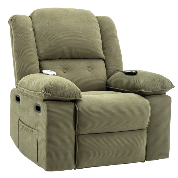 Massage Recliner Power Lift Chair With Adjustable Massage And Heating Function