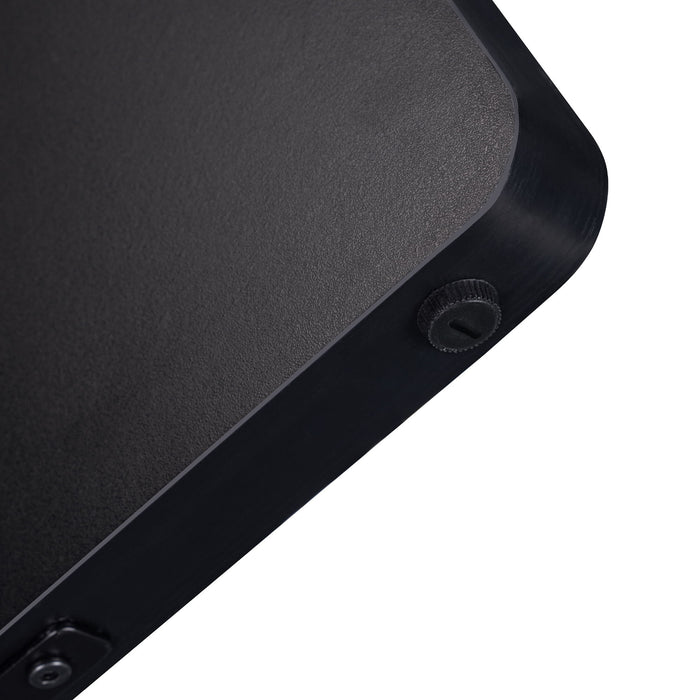 5 Piece Round Dining Table Set, Dining Table And 4 Upholstered Chairs For Dining Room, Kitchen Room, Living Room - White / Gray